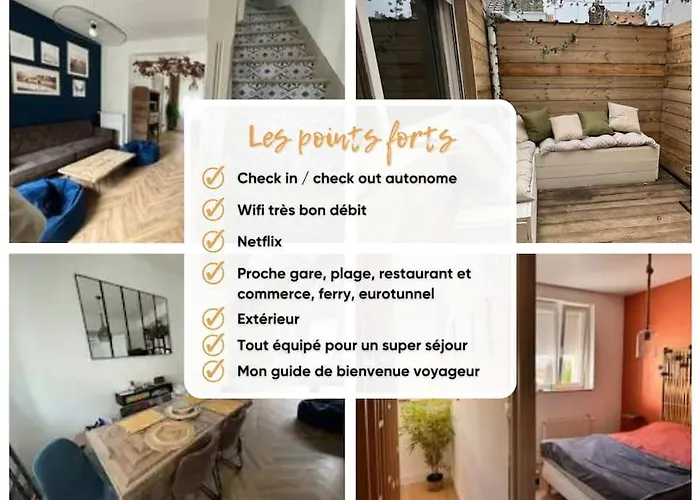 Le Chateau D'eau - Quartier Calme - Proche Commerce - - - Eurotunnel - Ferry Διαμέρισμα